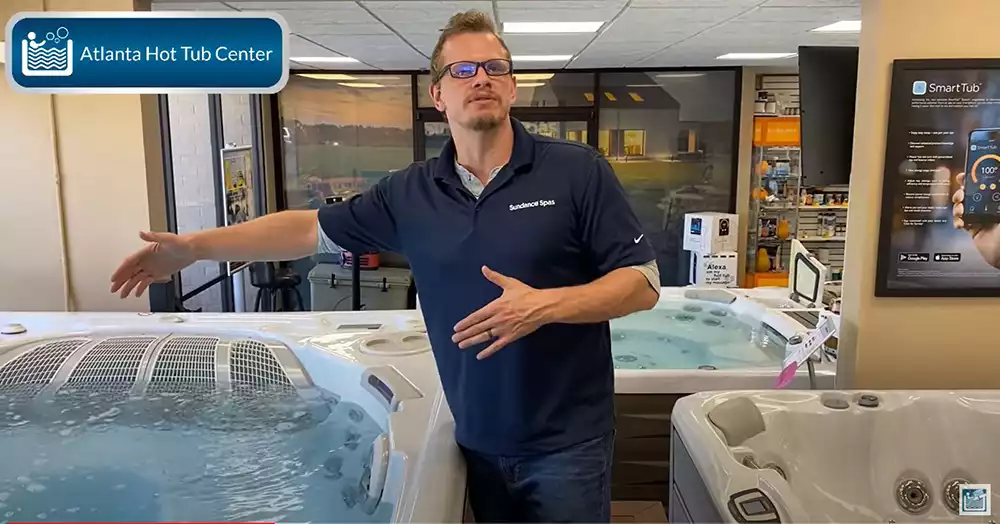 Video Gallery - Atlanta Hot Tub Center hydropool demonstration - Atlanta Hot Tub Center