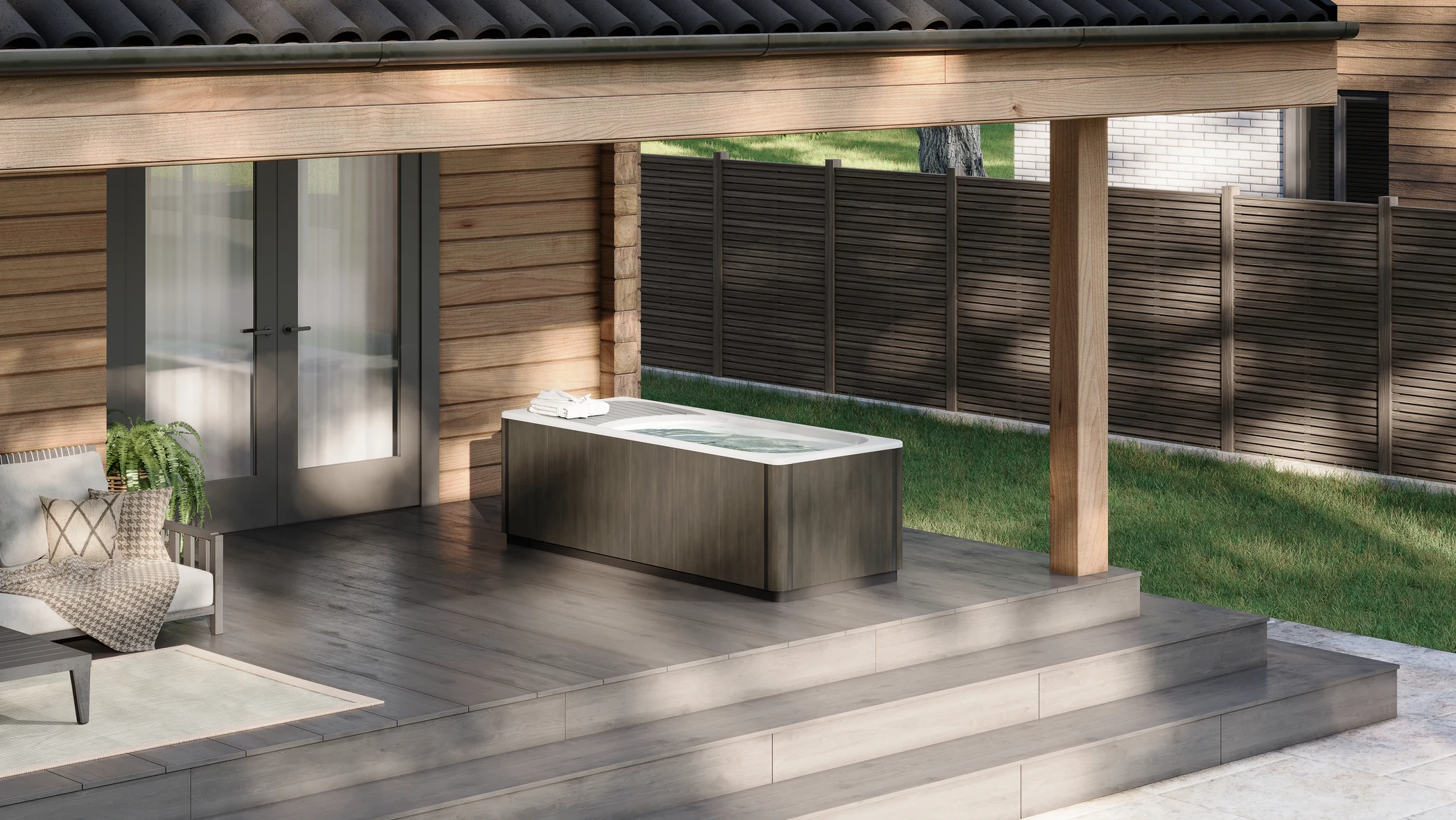 kodiak cold plunge install 01 2 - Atlanta Hot Tub Center